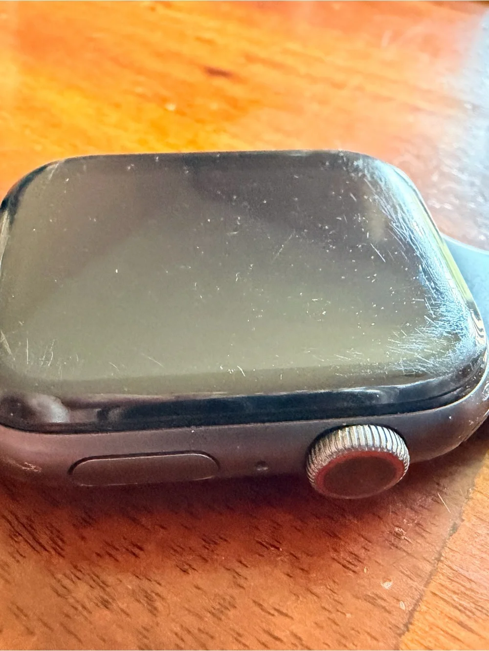 Apple Series 4 Black Smartwatch with Black Silicone Band